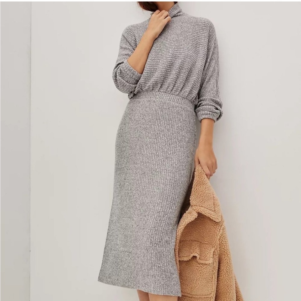 Anthropologie Saturday/Sunday Mariah Ribbed Knit Maxi Dress